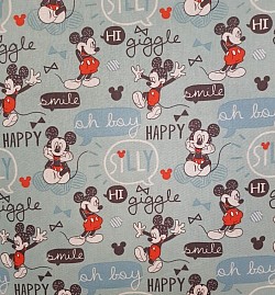DP005 - Mickey mouse - 100% cotton. 45" wide. £9.99pm