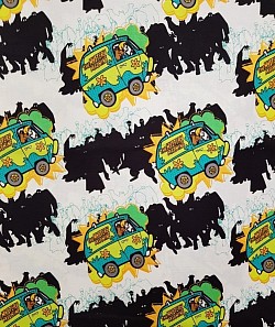 DP007 - Scooby Doo - 100% cotton. 45" wide. £12.99pm
