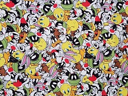 DP002 - Looney Tunes - 100% cotton. 45" wide. £12.99 per metre