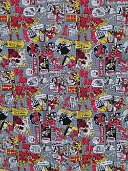 MD0015 - Avengers - 100% cotton. 45" wide. £12.99pm