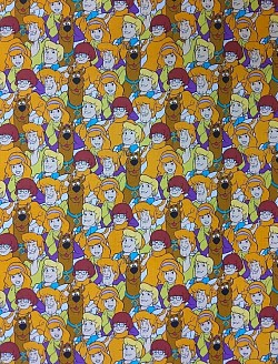 DP0024 - Scooby doo - 100% cotton. 45" wide. £9.99pm