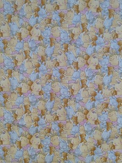 TT006 - Cute Bunnies - 100% cottons. 45'' wide. £13.99pm