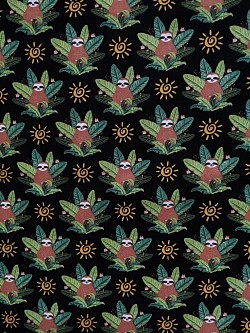KC008 - Sloth - 100% Korean Cotton. 45'' wide. £9.99pm
