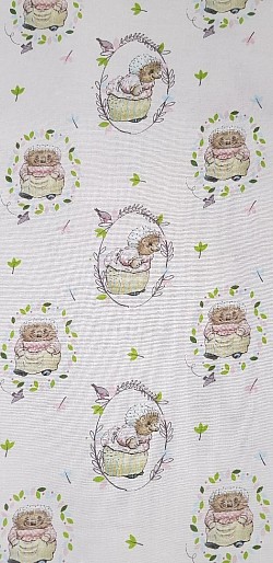 PR004 - Mrs Tiggywinkle -100% cotton. 45% wide. £11.99