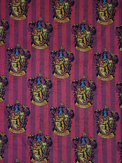 HP006 - Griffindor aged - 100% cotton. 45" wide. £9.99pm