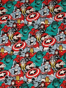 MD0013 - avengers - 100% cotton. 45" wide. £9.99pm