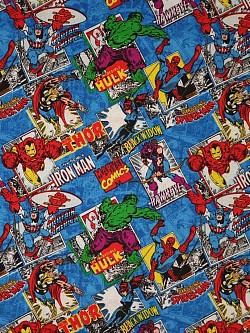 MD004 - avengers - 100% cotton. 45" wide. £9.99pm