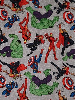 MD0016 - Avengers - 100% cotton. 45" wide. £9.99pm