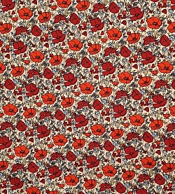 FF001 - Poppy - 100% cotton. 45