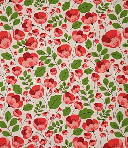 FF002 - Poppy - 100% cotton, 45