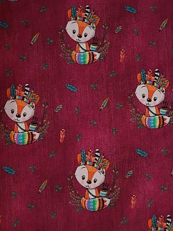 NJ006 - Fox - 95% cotton/ 5% elastine. 60