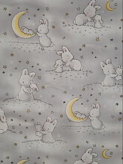 TT0012 - Cute Bunnies - 100% cottons. 45'' wide. £13.99pm
