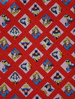 MD0024 - DC Heroins - 100% cotton. 45" wide. £9.99pm